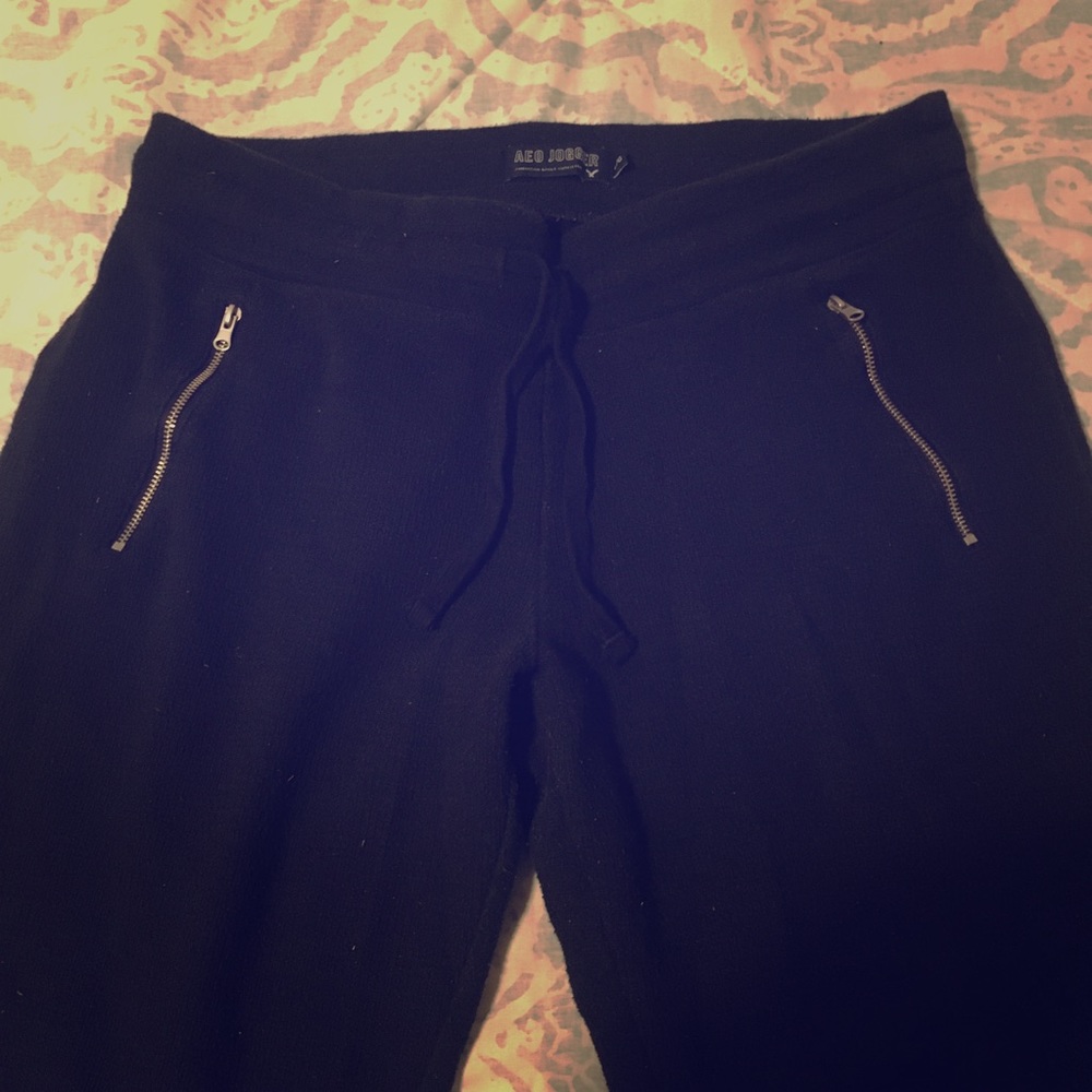 American Eagle Outfitters black joggers